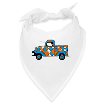 Der Oldtimer - Bandana - Weiß - Vorne
