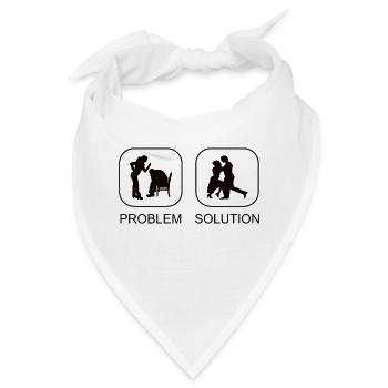Tänzer Standardtanz Tanzkurs Ballett Geschenk Tanz - Bandana - Weiß - Vorne