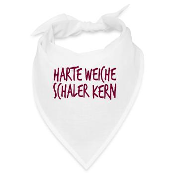 Harte Weiche Schaler Kern - Bandana - Weiß - Vorne