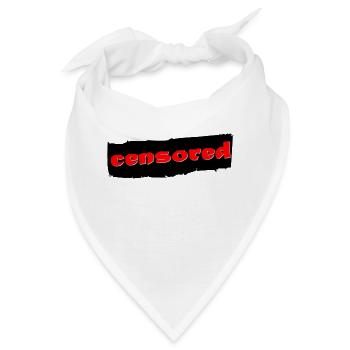 Zensiert LOGO - Bandana - Weiß - Vorne