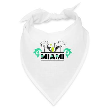 Miami - Bandana - Weiß - Vorne