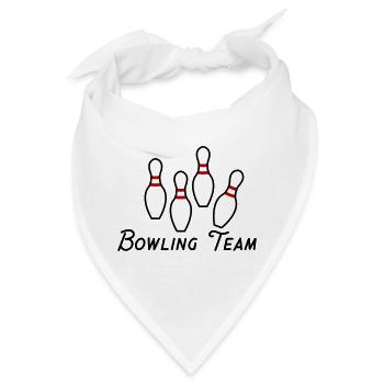 Bowling Team - Bandana - Weiß - Vorne