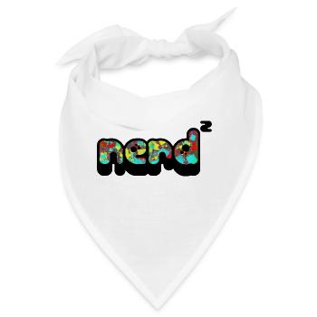 Nerd - Bandana - Weiß - Vorne