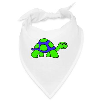 cool turtle - Bandana - Weiß - Vorne