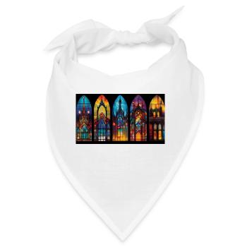 izup2u gothic Kirche - Bandana - Weiß - Vorne