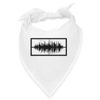 Frequenz - Bandana - Weiß - Vorne