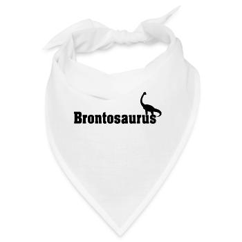 Brontosaurus - Bandana - Weiß - Vorne