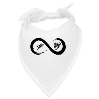 Tauchen bis ins Unendliche - Bandana - Weiß - Vorne