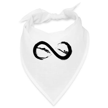 Infinity-Schwimmen - Bandana - Weiß - Vorne