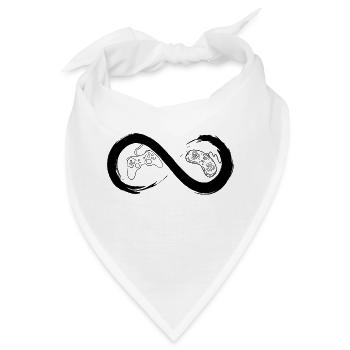 Unendliche Konsole - Bandana - Weiß - Vorne