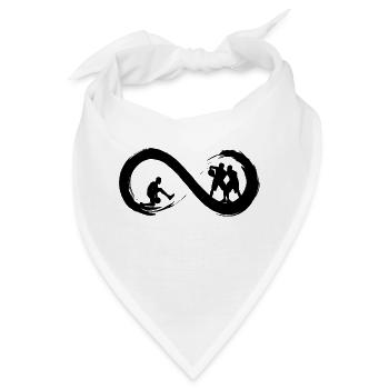 Basketball bis ins Unendliche - Bandana - Weiß - Vorne