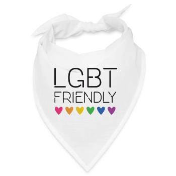 LGBT-freundlich - Bandana - Weiß - Vorne
