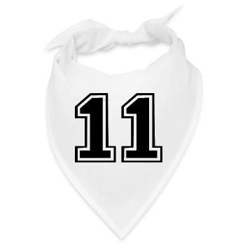 11 - Bandana - Weiß - Vorne