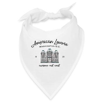 Washington D.C., Sehenswürdigkeit American Louvre - Bandana - Weiß - Vorne