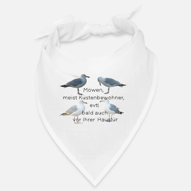 Möwen mit Spruch Bandana