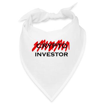 Crypto Bitcoin Trading - Bandana - Weiß - Vorne