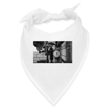 Urbex Photography | Rohre in die Vergangenheit - Bandana - Weiß - Vorne