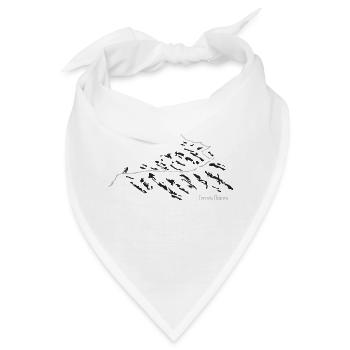 Terres Noires - Mountainbike s/w - Bandana - Weiß - Vorne