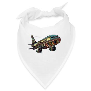 Afrika-Verkehrsflugzeug - Bandana - Weiß - Vorne
