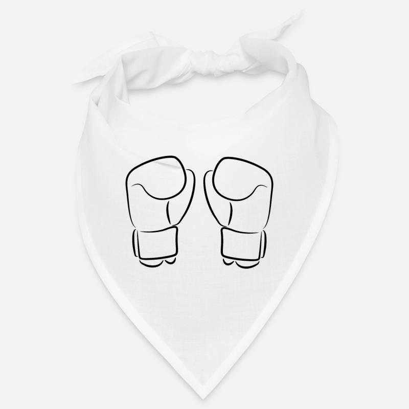 Gants de kickboxing - Bandana - blanc