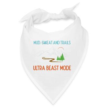 Ultra Running - Schlamm, Schweiß und Trails - Bandana - Weiß - Vorne