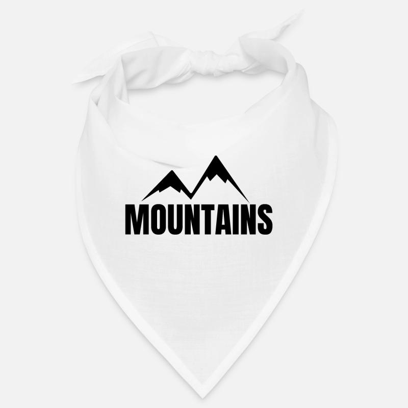 MOUNTAINS - Bandana - Weiß