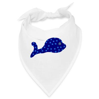 Netter Fisch - Bandana - Weiß - Vorne