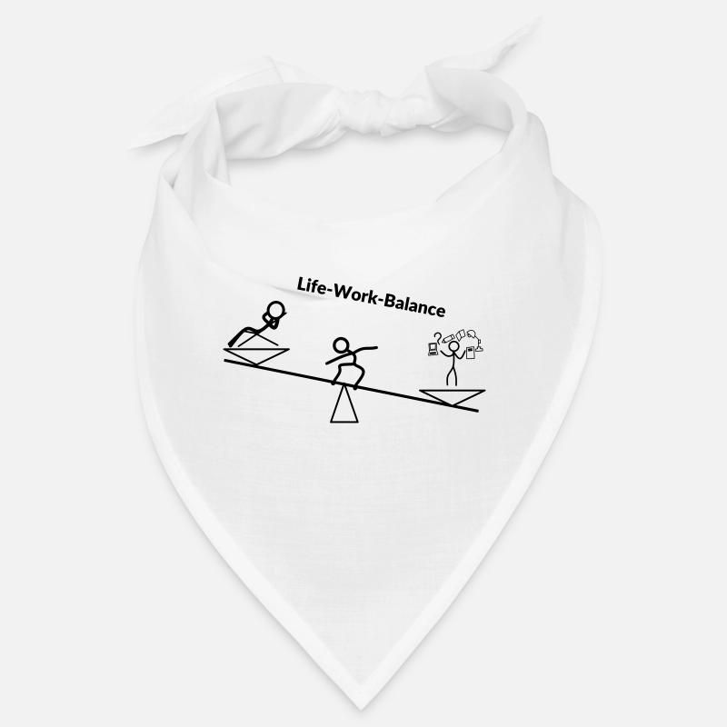 Life Work Balance - Bandana - Weiß