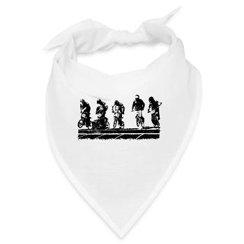 BMX - Bandana - Weiß - Vorne