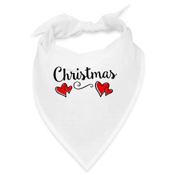 christmas - Bandana - Weiß - Vorne