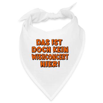 MEHRSPRACHIG WUNSCHKONZERT - Bandana - Weiß - Vorne