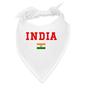 Indien - Bandana - Weiß - Vorne