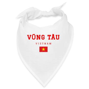 Vung Tau Vietnam - Bandana - Weiß - Vorne