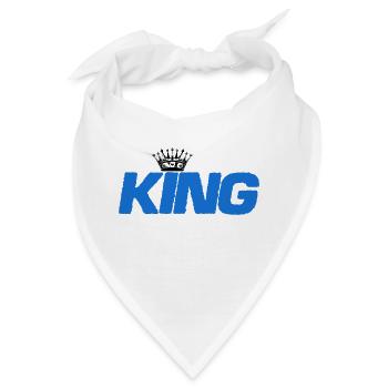 king - Bandana - Weiß - Vorne
