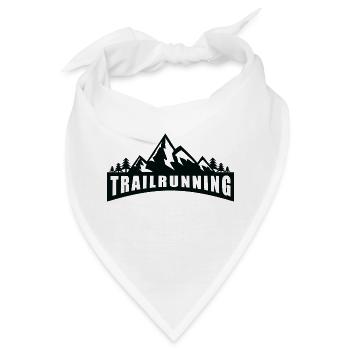 Trail Run Ultra Trail Running Berg Trekking Laufen - Bandana - Weiß - Vorne