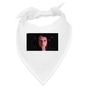 Flüssiges Gesicht - Bandana - Weiß - Vorne