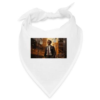 Business Man in the Wall Street - Bandana - Weiß - Vorne