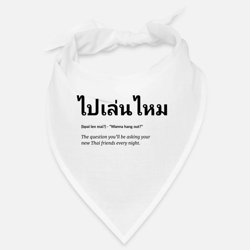 thai sprache Freundschaft Bandana