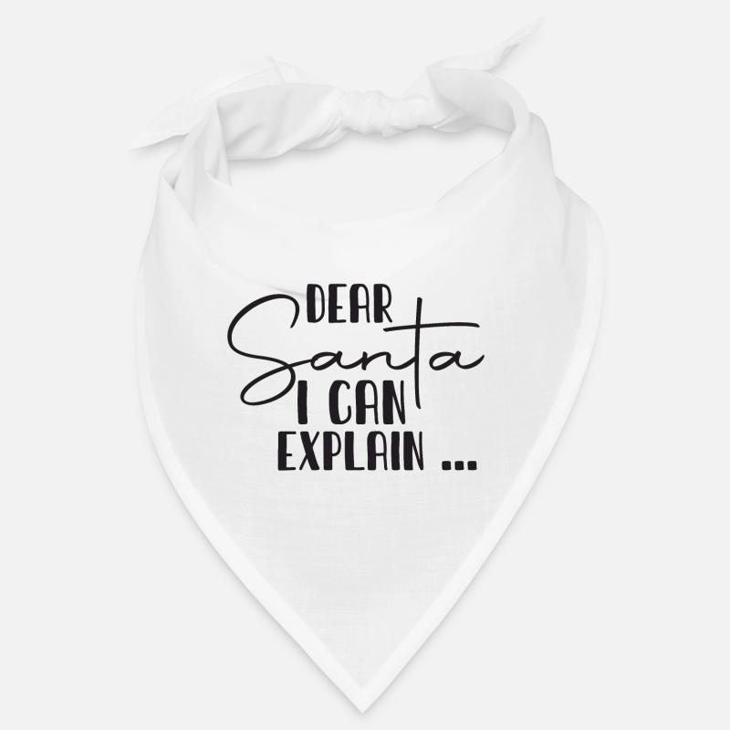 Dear Santa I Can Explain Bandana