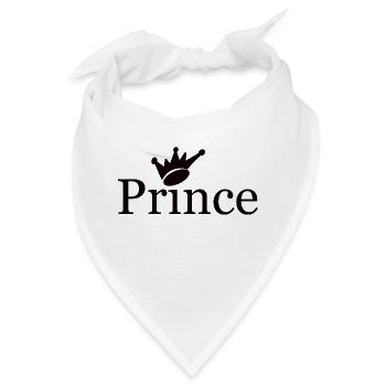 Prince Kind Familienwappen Prinz - Bandana - Weiß - Vorne