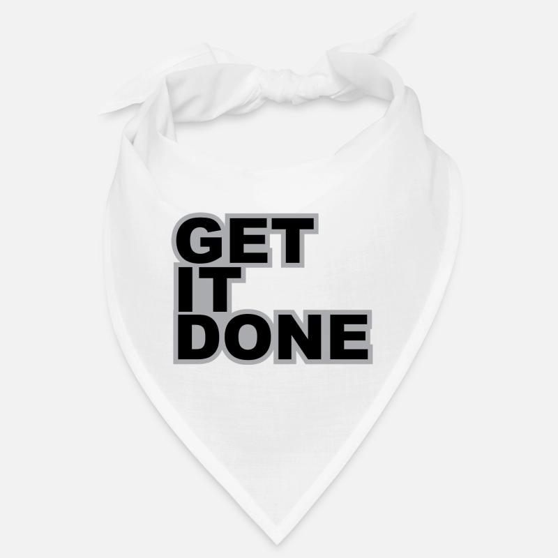 GET IT DONE - Bandana - white
