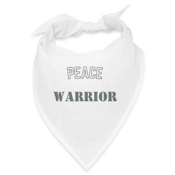 Krieger des Friedens - Bandana - Weiß - Vorne