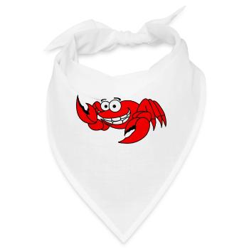 krebs - Bandana - Weiß - Vorne