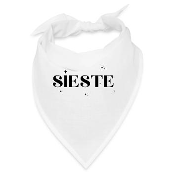 Stern-Nickerchen - Bandana - Weiß - Vorne