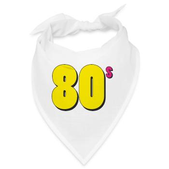 80s BIG - Bandana - Weiß - Vorne
