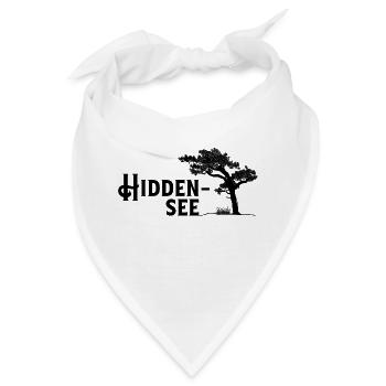 Hiddensee, Perle der Ostsee - Bandana - Weiß - Vorne