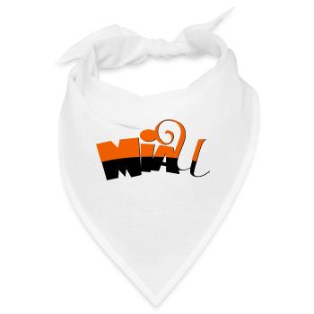 Miau - Bandana - Weiß - Vorne