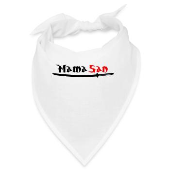 Mama San - Bandana - Weiß - Vorne