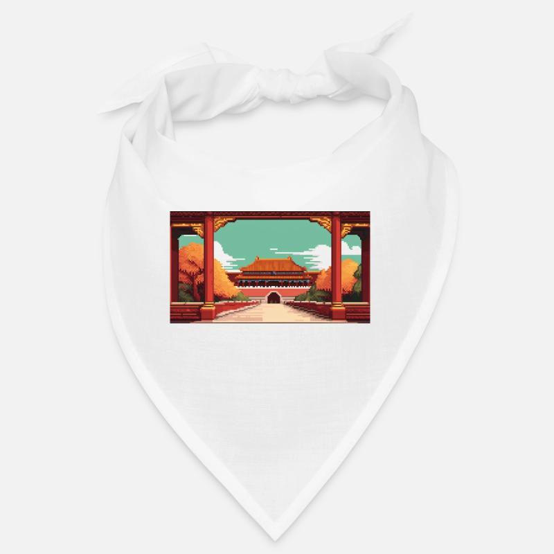 La Cité Interdite, Pékin, Chine - Pixel Art Bandana