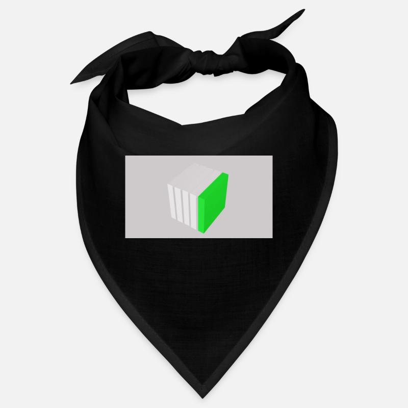 Splitting cube green Bandana